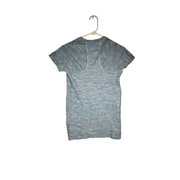 Activewear Short Sleeve Tee Shirt Blue Small - Picture 2 of 3
